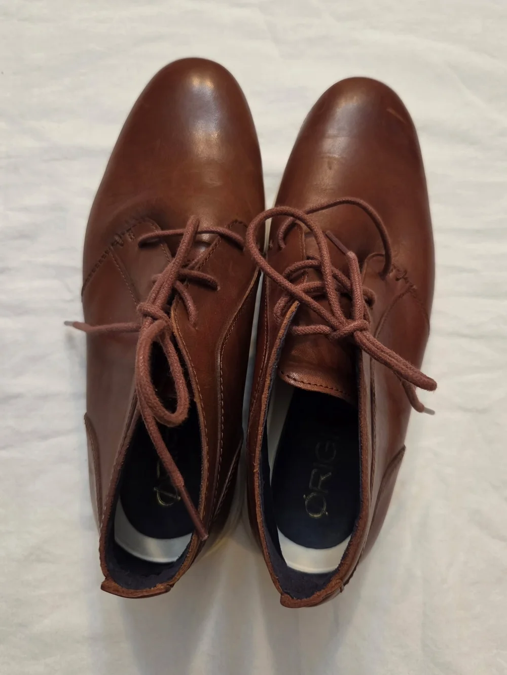 Cole Haan Men's Brown Leather Chukka Boots